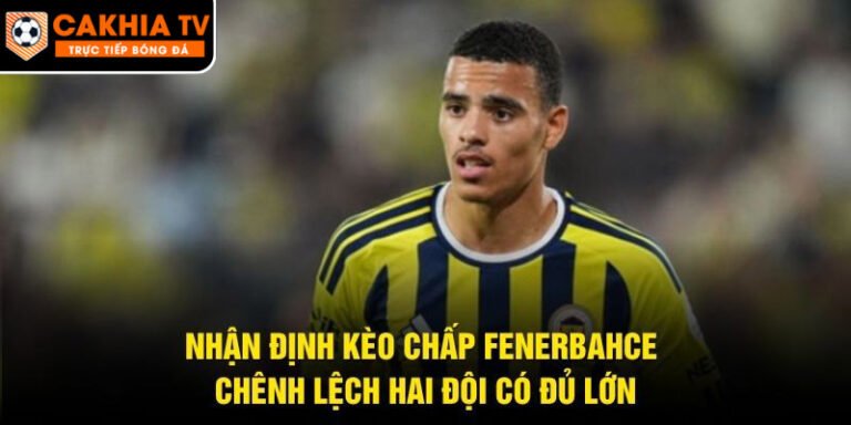 Nhận Định Kèo Chấp Fenerbahce